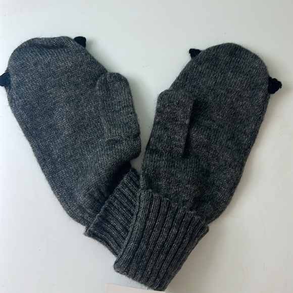 Kate Spade Owl Mittens - Picture 2 of 5